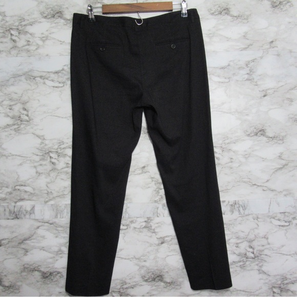 Theory Palmer A Linen Blend Ankle Pants Size 8 | Black - Picture 3 of 16